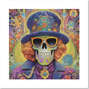 The Psychedelic Undead Mad Hatter Posters and Art